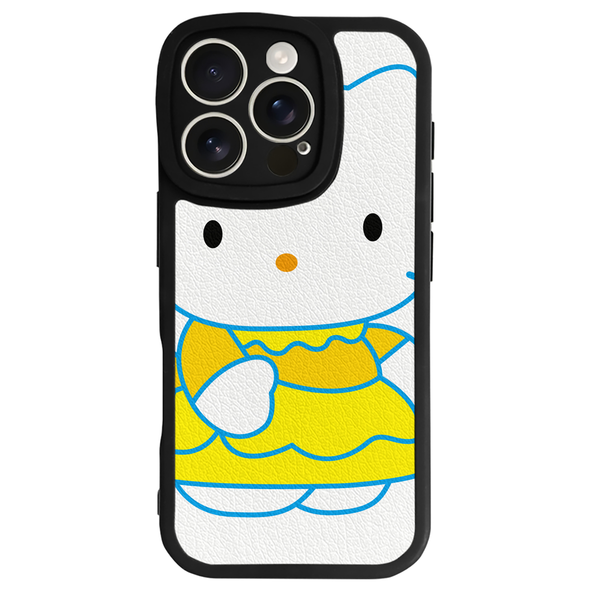 （画像用） Hello Kitty ハローキティ 【iPhone 16シリーズ対応】シリコンスマホケース（レザー調） 材質：シリコン